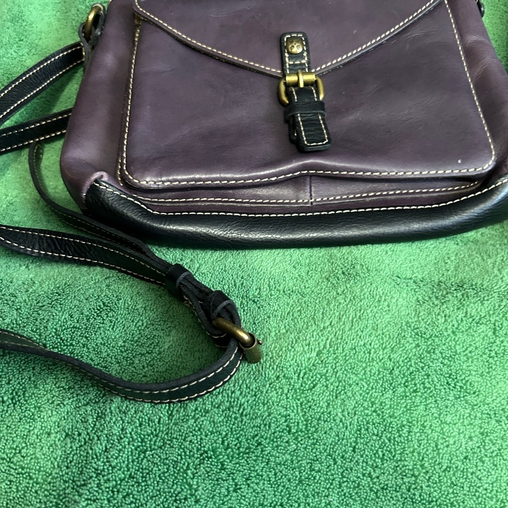 Patricia Nash AVELLINO Purple Leather Bag